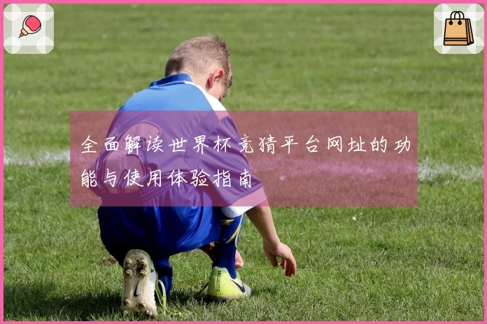 全面解读世界杯竞猜平台网址的功能与使用体验指南